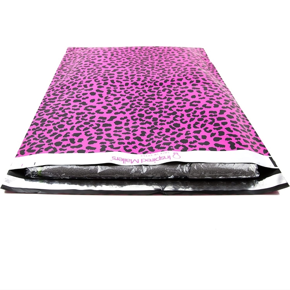 8 XL 16x22 " XXL Poly Mailers Hot Pink Cheetah - Picture 7 of 8